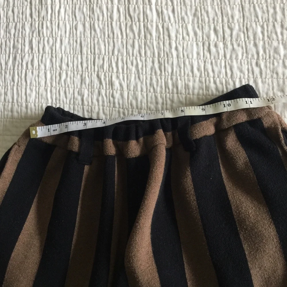 Gustav Von Aschenbach Brown/black vertical striped jogger pant - Picture 10 of 16